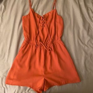 Orange Romper